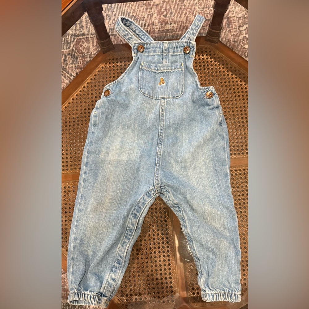 GAP Baby Organic Cotton Denim Overalls